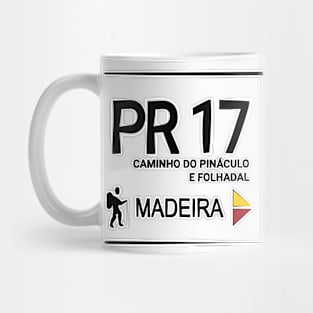 Madeira Island PR17 CAMINHO DO PINÁCULO E FOLHADAL logo Mug